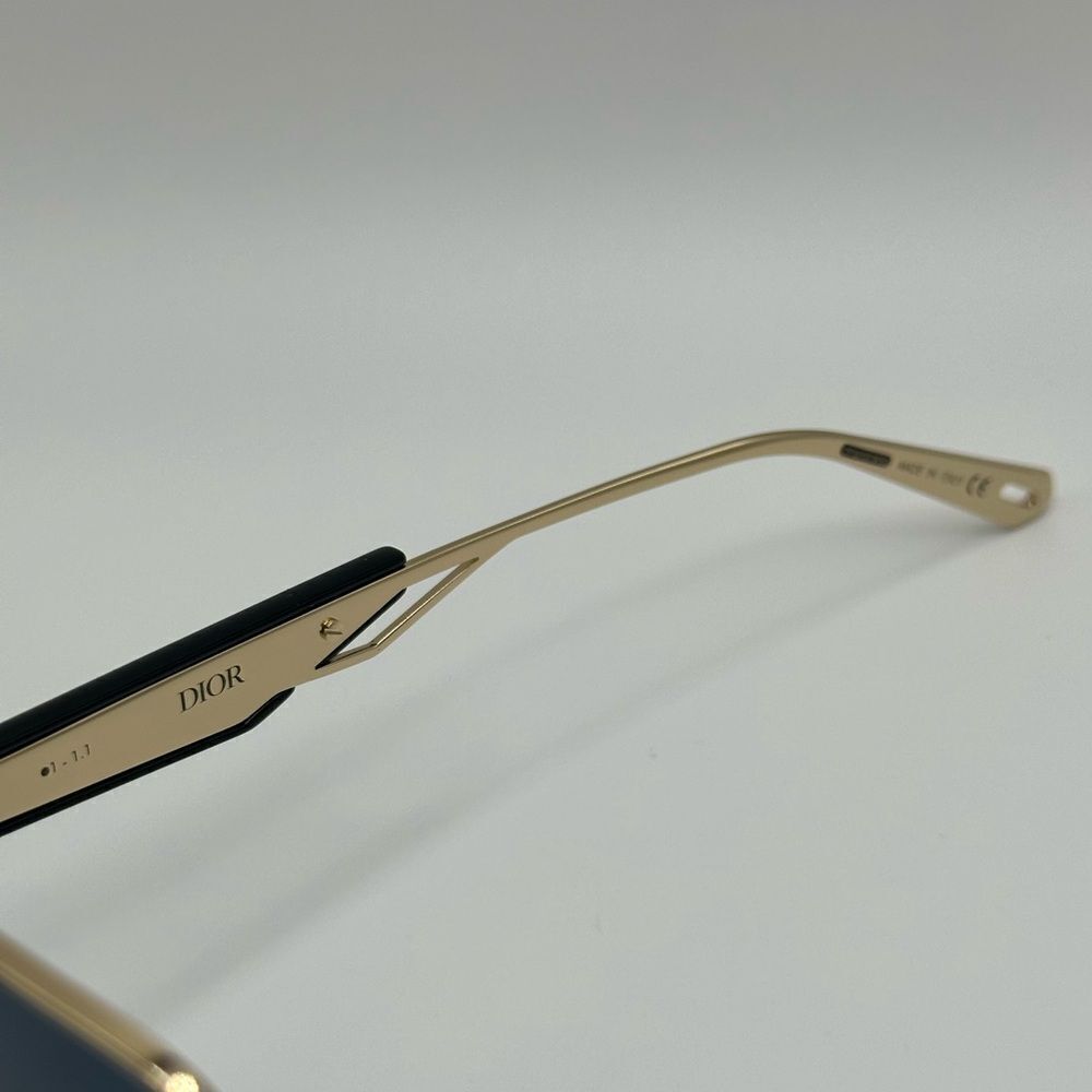 NEW Dior Sunglasses Archidior S1U Shiny Gold Blue Women - Picture 3 of 13